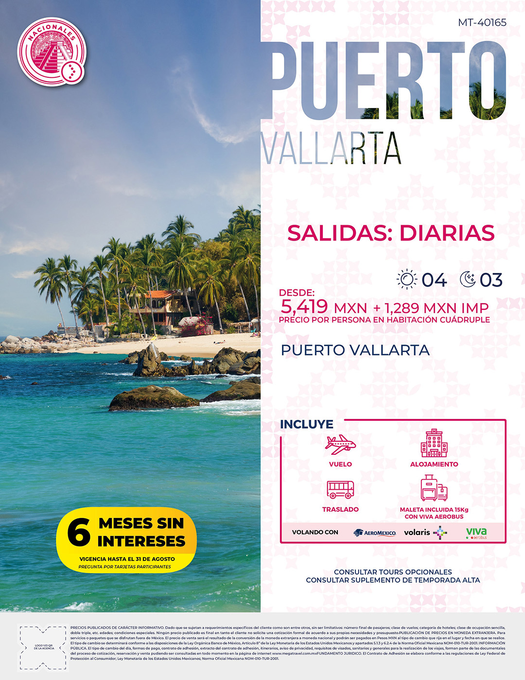 Puerto Vallarta – Salidas Diarias